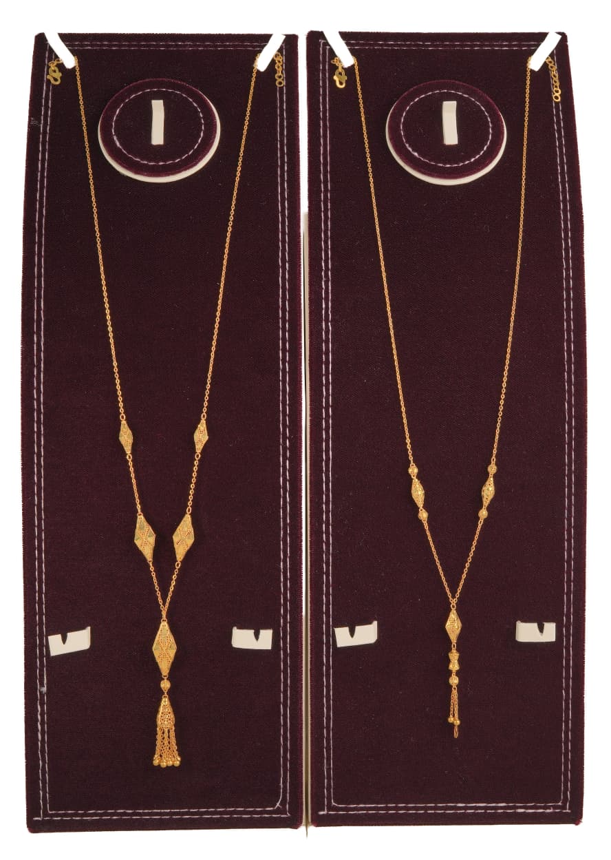 عقد فضة مطلي ذهب ST-010