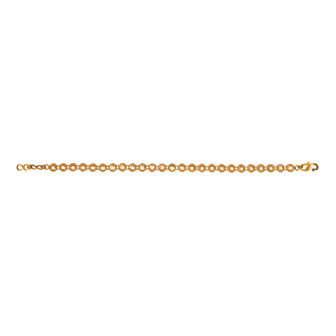 إسوارة فضة مطلية ذهب ST-016 - موديل 2